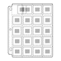 EZ2C Page, Holds 20- 2" x 2" Slides (25/pk)