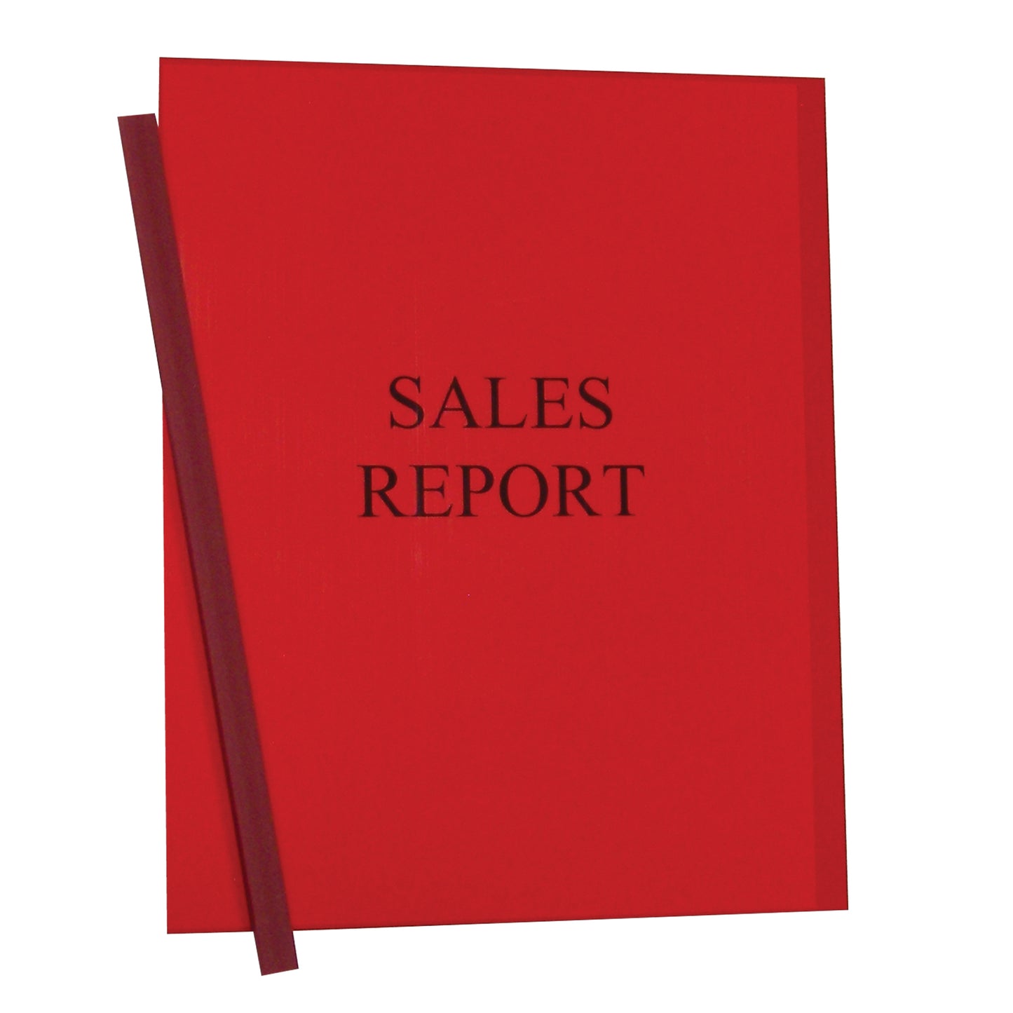 Vinyl Report Covers with Binding Bars, Red, matching binding bars, 11 x 8 1/2, 50/BX, 32554