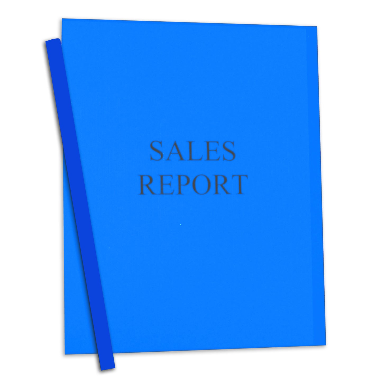 Vinyl Report Covers with Binding Bars, Blue, matching binding bars, 11 x 8 1/2, 50/BX, 32555