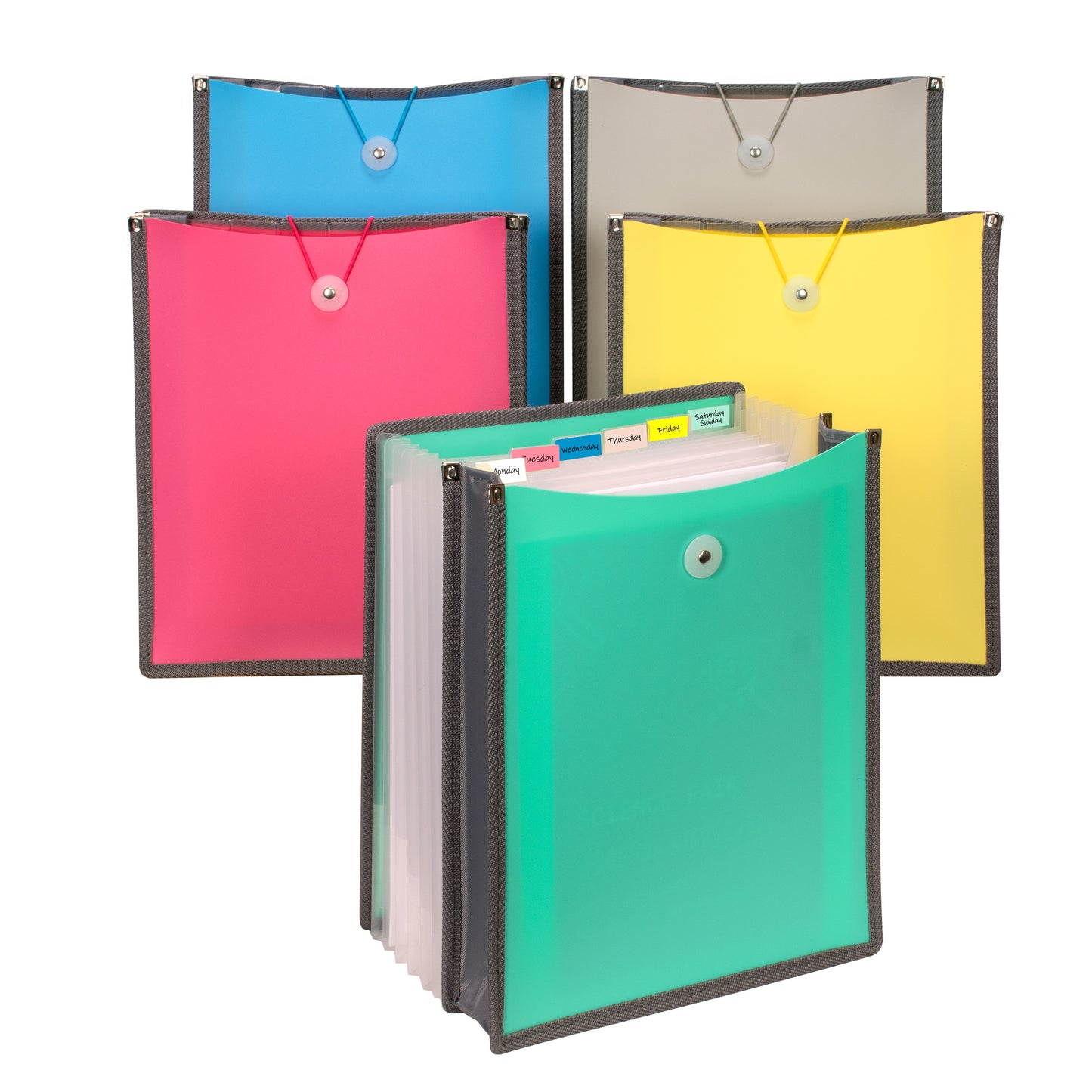 7-Pocket Open Top Vertical Backpack File, 1/EA (Set of 12 EA)