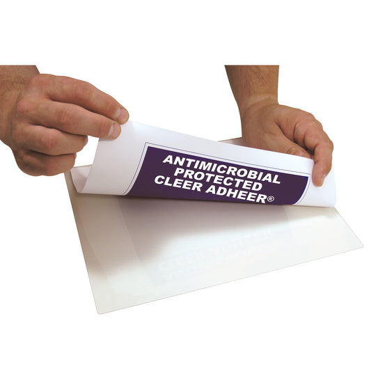 Cleer Adheer Laminating Film with Antimicrobial Protection, 50/BX, 65009