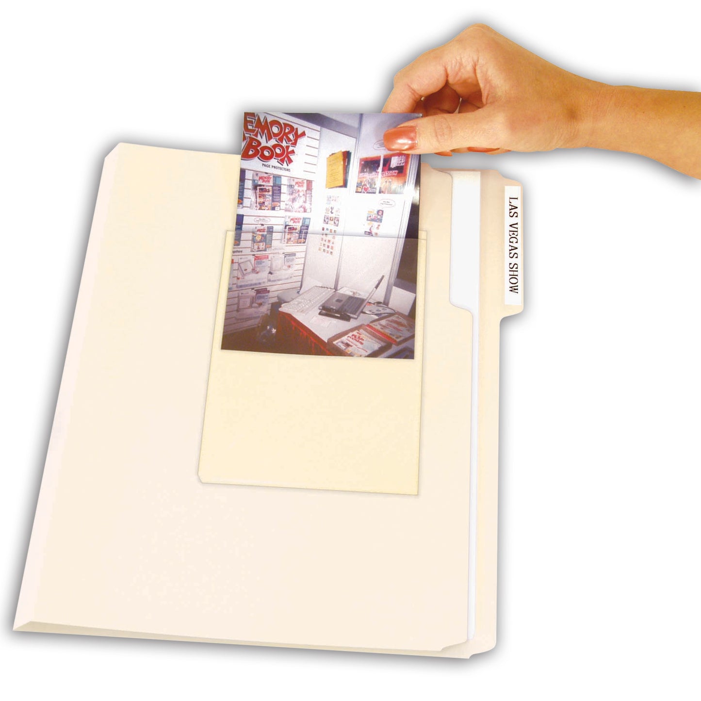 Peel & Stick Photo Holders, Clear, 4 x 6, 10/PK (Set of 5 PK)