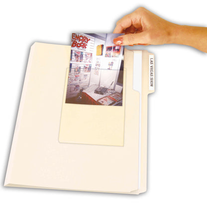 Peel & Stick Photo Holders, Clear, 4 x 6, 10/PK (Set of 5 PK)