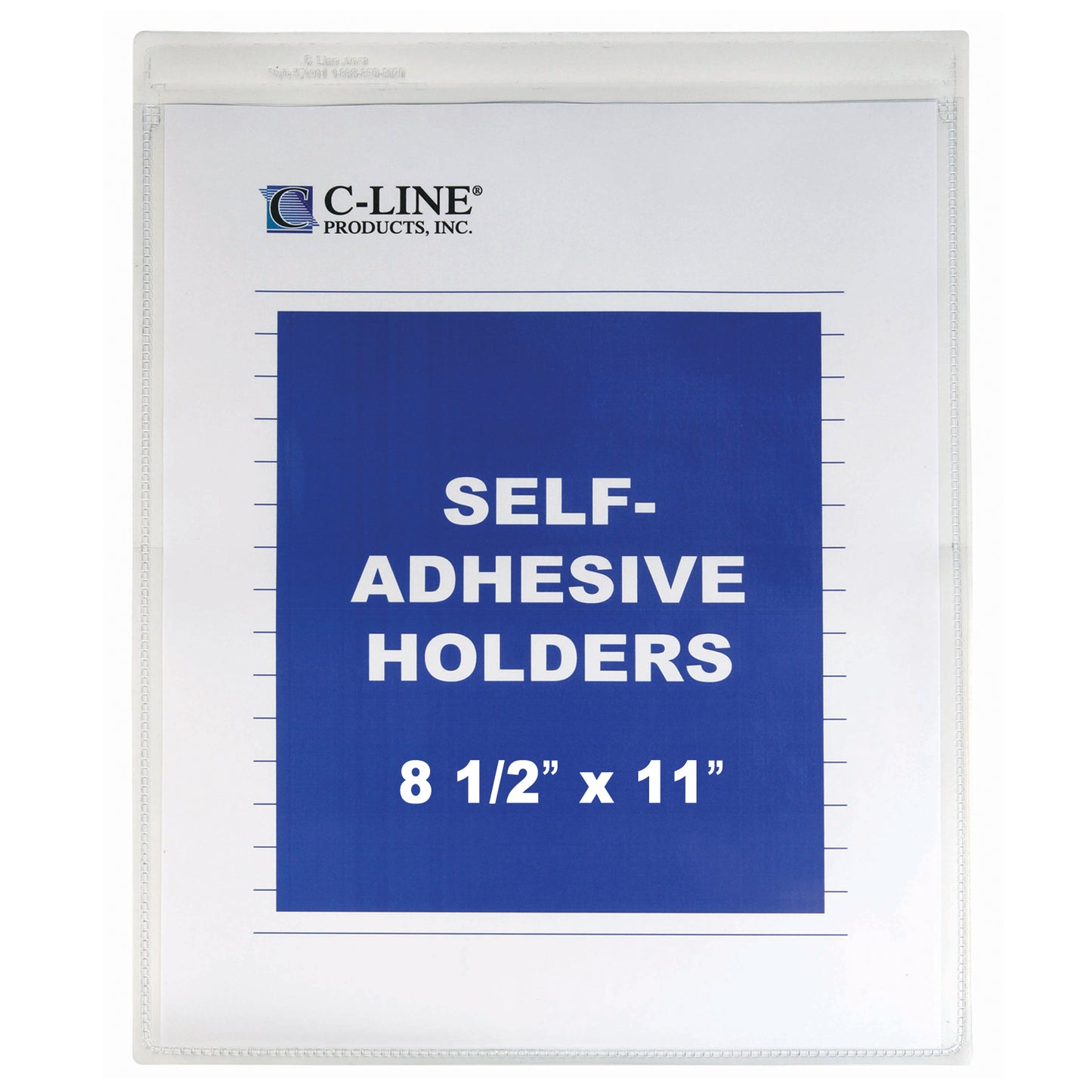 Self-Adhesive Shop Ticket Holder, 8 1/2 x 11, 50/BX, 70911