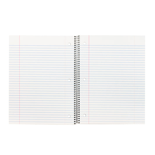 1-Subject Notebook, Wide Ruled, Red, 1/EA (Set of 24 EA)