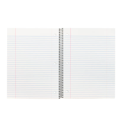 1-Subject Notebook, Wide Ruled, Black, 1/EA (Set of 24 EA)