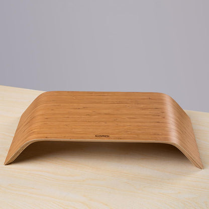 Stability Bracket Laptop Walnut Stand