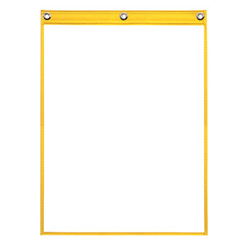 JOB JACKETS, POLY - 9IN X 12IN- YELLOW (25/PK)