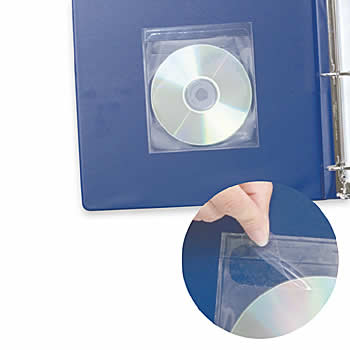 TAMPER RESISTANT CD / DVD SLEEVES / POCKETS (100/P