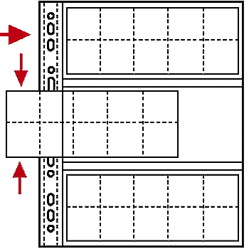 COIN COLLECTION PAGES, HOLDS UP TO 30 COINS (3/PK)