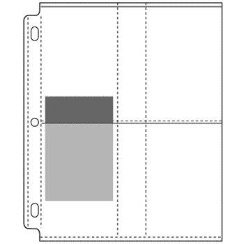 EZ2C? POLY STANDARD SIZE PHOTO PAGES, HOLDS 8 - 3-