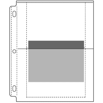 EZ2C POLY STANDARD SIZE PHOTO PAGES, HOLDS 4 - 4I