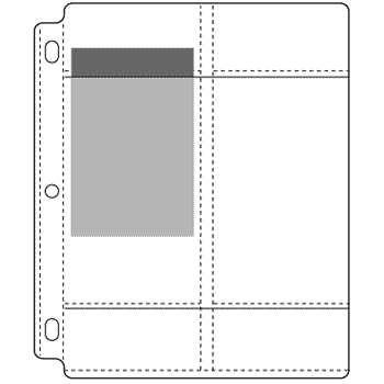 EZ2C? POLY PHOTO PAGES, APS VERTICAL - HOLDS 4 - 4