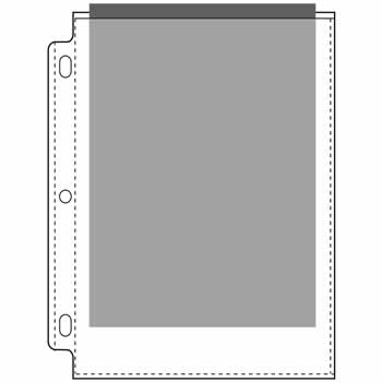 EZ2C POLY PHOTO PAGES, NARROW - HOLDS 2 - 8-1/2IN