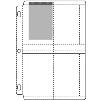 EZ2C? POLY PHOTO PAGES, STANDARD - HOLDS 8 - 3-1/2