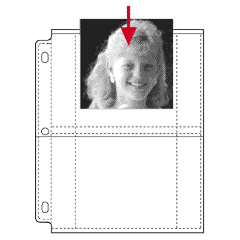 EZ2C POLY PHOTO PAGES, STANDARD - HOLDS 4 - 5INX